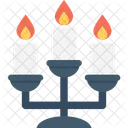 Burning Candles Decoration Icon