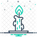Candles Light Wick Icon