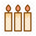 Candles Light Easter Icon