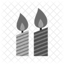Candles Flame Light Icon