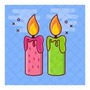 Candles Burning Light Icon