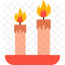 Celebration Decoration Candle Icon