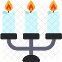 Candles Celebration Christmas Icon