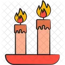 Celebration Decoration Candle Icon