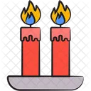 Celebration Decoration Candle Icon