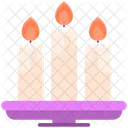 Candles Celebration Decoration Icon
