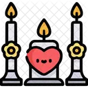 Candles Celebration Decoration Icon