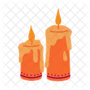Candles Light Ritual Icon