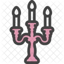 Candlestick Candleholder Restaurant Icon