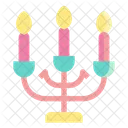 Candlestick Candles Decoration Icon