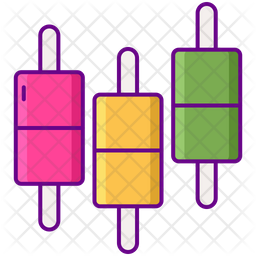 Candlestick chart Icon