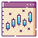 Candlestick Chart  Icon