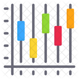 Candlestick Chart Icon - Download in Flat Style