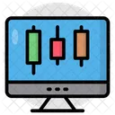Candlestick Chart Candlestick Graph Data Analytics Icon