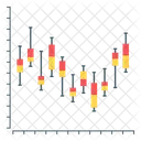 Candlestick Diagramm Geschaftsdiagramm Boxplot Diagramm Symbol