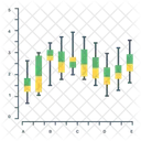 Candlestick Diagramm Geschaftsdiagramm Boxplot Diagramm Symbol