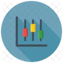 Candlestick Graph Business Icon