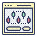 Trading Candlestick Graph Candlesticks Icon