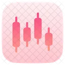 Candlestick Graph Chart Trading Icon