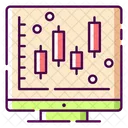 Candlestick Graph  Icon