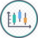 Candlestick Graph  Icon