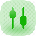 Candlesticks Down Icon
