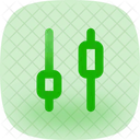 Candlesticks Up Icon