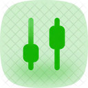 Candlesticks Up Icon