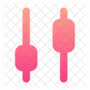 Candlesticks Up  Icon