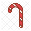 Candy Christmas Candy Cane Icon