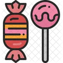 Candy Toffee Lollipop Icon