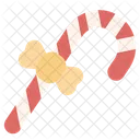 Candy Cane Holiday Icon