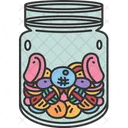 Candy Jar Assorted Icon