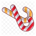 Candy Sticks Party Icon