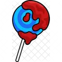 Candy Bloody Lollipop Icon