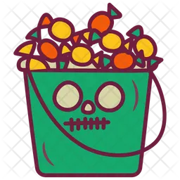 Candy Bucket  Icon