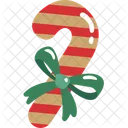 Candy Cane Christmas Elements Christmas Ornament Icon