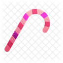 Candy Cane Candy Stick Rainbow Candy Icon