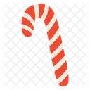 Candy Cane Candy Stick Candy Icon