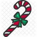 Candy Cane Christmas Sweet Icon