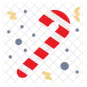 Candy Cane Candy Stick Candy Icon