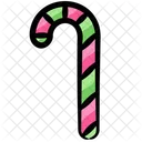 Candy Cane Candy Stick Icon