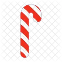 Christmas Candy Cane Candy Icon