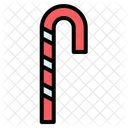 Candy Cane Dessert Cane Icon
