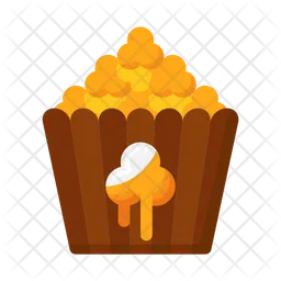 Candy Coated Popcorn  Icon