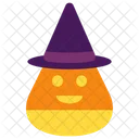 Candy Corn Witch Icon