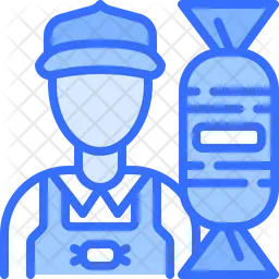 Candy Man Seller  Icon