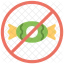 Candy Restricted Prohibited Icon