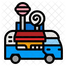 Candy Truck  Icon