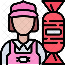 Candy Woman Seller  Icon